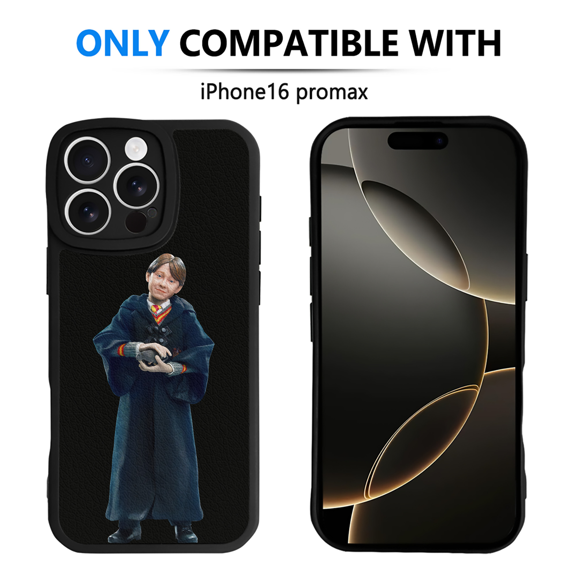 （画像用） Harry Potter ハリー・ポッターシリーズ 【iPhone 16シリーズ対応】シリコンスマホケース（レザー調） 材質：シリコン